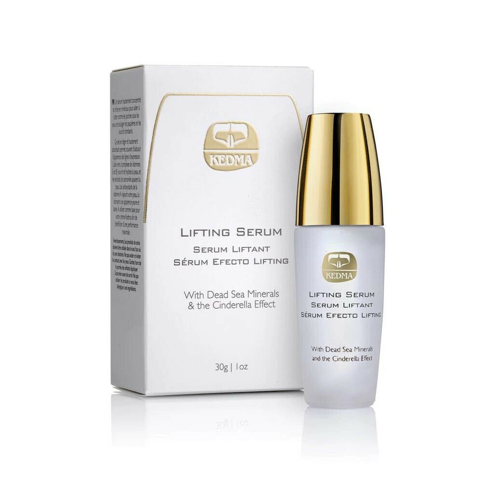 KEDMA EYE LIFTING SERUM-DEAD SEA MINERALS & NATURAL ANTIOXIDANTS-1 oz / 30 g-NEW